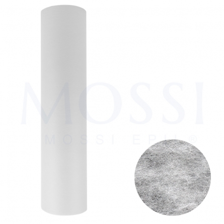 ROLO TNT TECIDO MARQUESA 15grs C/PIC. BRANCO 60cmx200mt     