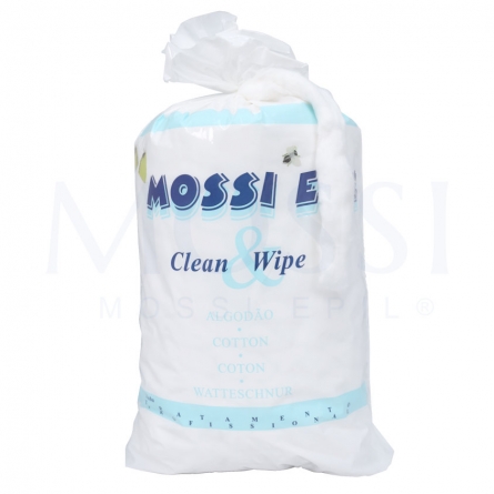 algodão em cordão, cordão de algodão, mossi epil