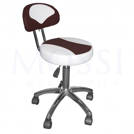 banco estetica, banco estética com encosto, assento elevatório, stool, hidraulic stool with backrest, mossi epil