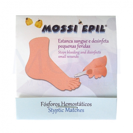 embalagem de fosforos hemostáticos