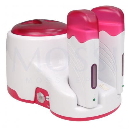 Aquecedor de cera 3 em 1, máquina de aquecimento profissional de spa de 800 ml aquecedor de cera ajustável máquina de depilação corporal sem dor