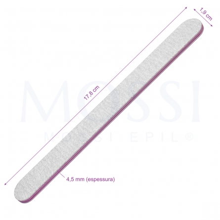 Lima Manicure Lima Banana, Lima Branca, Lima Retangular, Lima Buffer, Lima Fina, Lima Americana 80/100 mossi epil