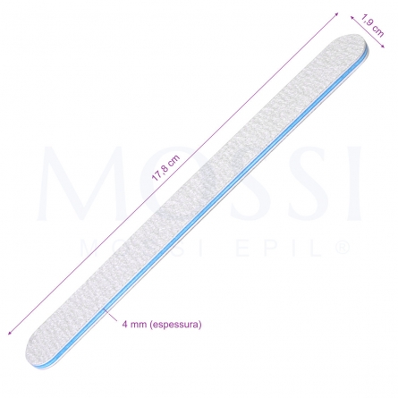 Lima acolchoada Manicure Lima Banana, Lima Branca, Lima Retangular, Lima Buffer, Lima Fina, Lima Americana 100/180 mossi epil