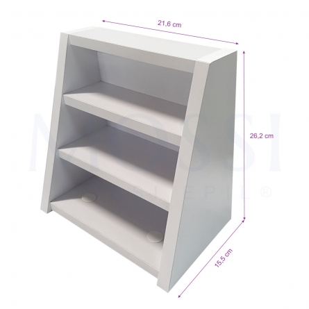 expositor de vernizes da mesa de manicure