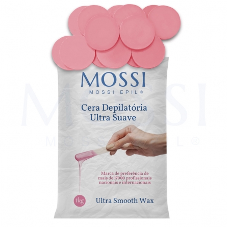 cera depilatoria rosa cremosa discos, comprar cera depilatoria, cera de depilação, cera quente. mossi epil, 1kg.