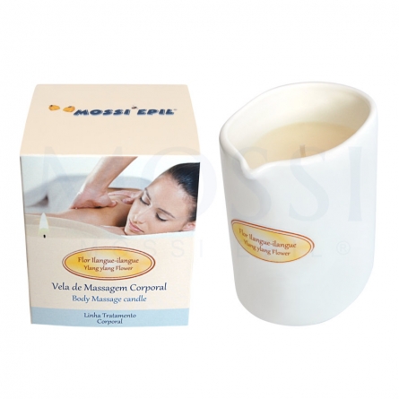 Vela para Massagem - Relaxante, corporal, com flor ylang ylang