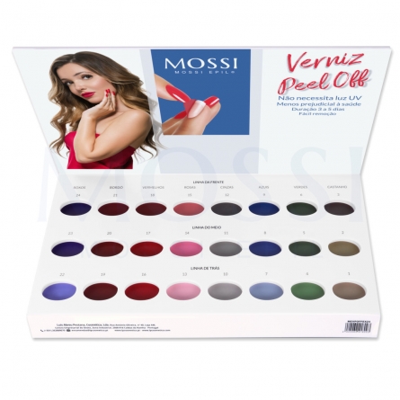 expositor verniz peel off topo